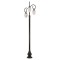 Modi Lighting BSU-68204-BSY-M2-B Siyah Boyalı Dış Mekan Aydınlatma E27 Çelik Boru ABS Akrilik Cam 65cm