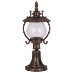 Modi Lighting BSU-68205-BKR-K Kahverengi Boyalı Dış Mekan Aydınlatma E27 ABS Akrilik Cam 25cm