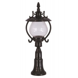 Modi Lighting BSU-68205-BSY-K Siyah Boyalı Dış Mekan Aydınlatma E27 ABS Akrilik Cam 25cm