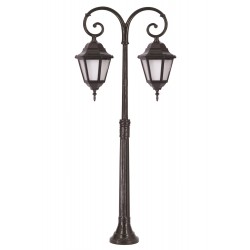 Modi Lighting BSU-68206-2BSY Siyah Boyalı Dış Mekan Aydınlatma E27 Aluminyum ABS Polikarbon Cam 60x23cm