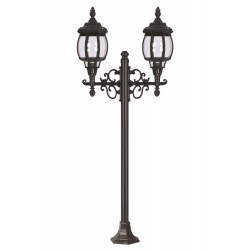Modi Lighting BSU-68208-2BSY-M2 Siyah Boyalı Dış Mekan Aydınlatma E27 Aluminyum ABS Polikarbon Cam 55x18cm