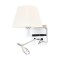 Modi Lighting HAP-9064-LED Krom Kaplama Aplik E14 Metal Kumaş 22x25cm