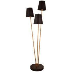 AVONNI LM-9147-3BSY Eskitme/Siyah Kaplama/Boya Lambader E27 Metal 50cm