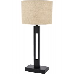 AVONNI ML-9108-1BSY Siyah Kaplama Masa Lambası E27 Metal 35cm
