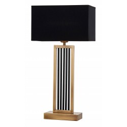 AVONNI ML-9136-1E Eskitme Kaplama Masa Lambası E27 Metal Kumaş 30cm